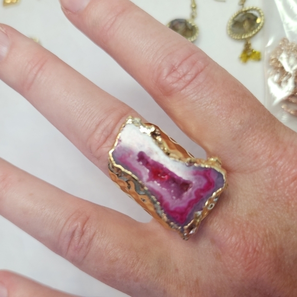 LOT gold costume jewelry - Picture 5 of 7